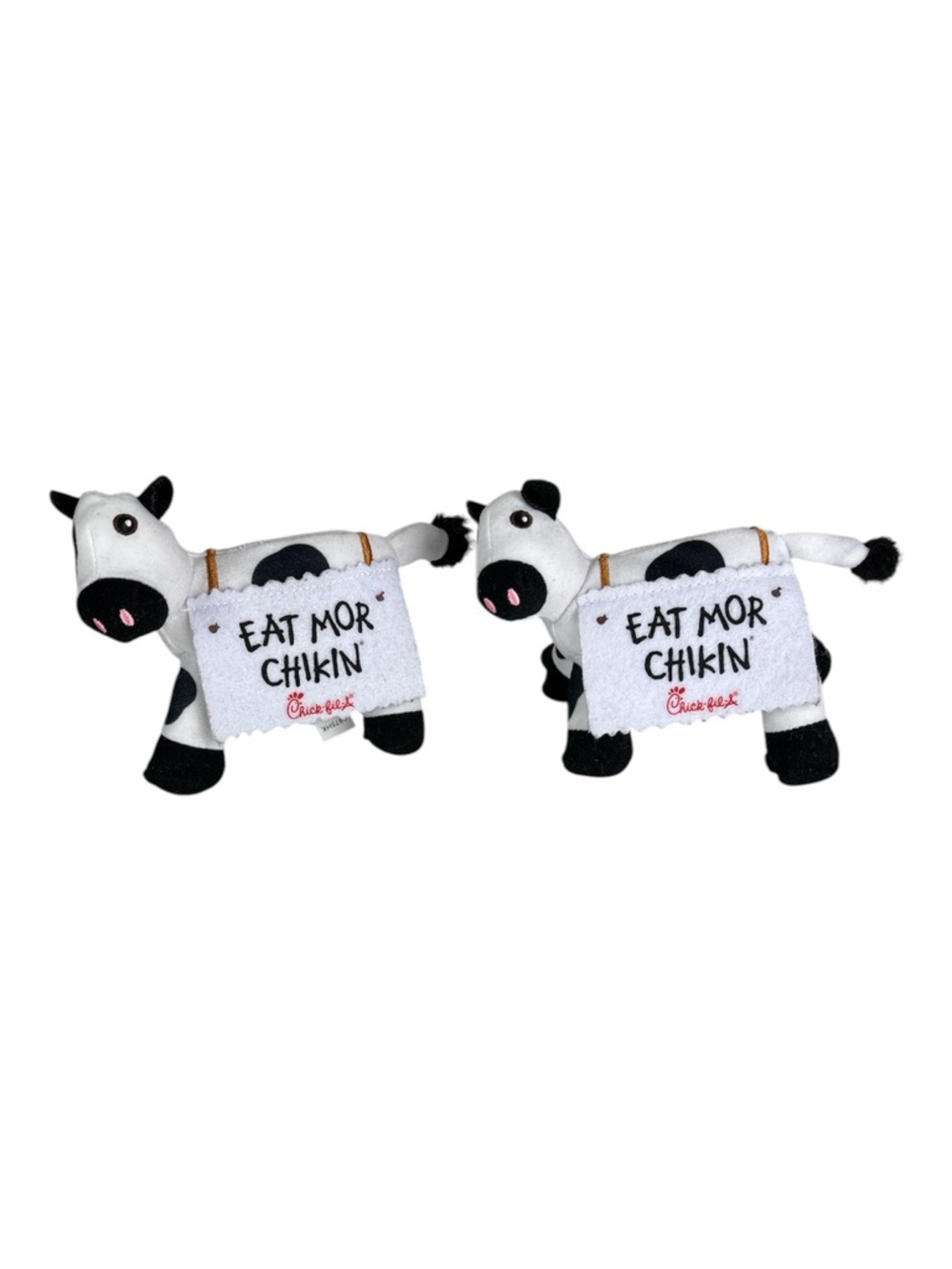 Chick-fil-A Eat Mor Chikin Plush Cow Duo - Black & White